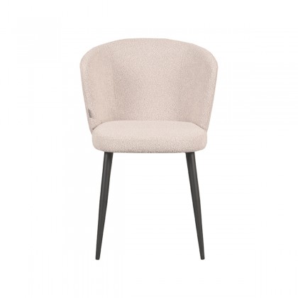 LABEL51 Eetkamerstoel Wave - Naturel - Boucle