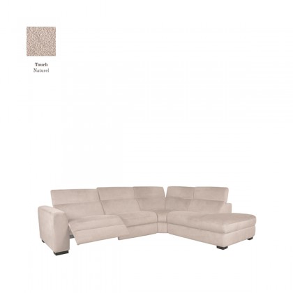 LABEL51 Hoekbank Livordo - Naturel - Boucle - Rechts