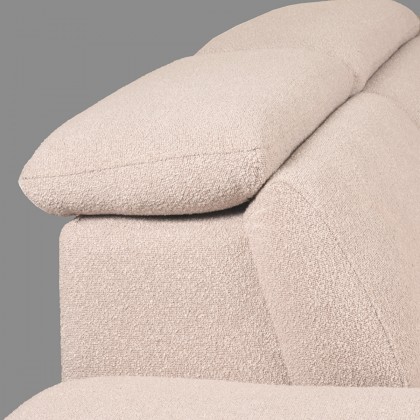 LABEL51 Hoekbank Livordo - Naturel - Boucle - Links