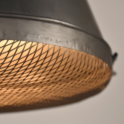 LABEL51 Hanglamp Gaas - Grijs - Metaal - L