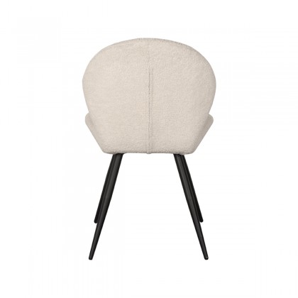 LABEL51 Eetkamerstoel Sky - Ivory - Teddy
