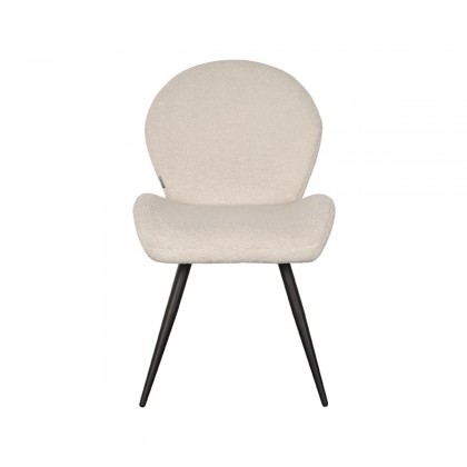 LABEL51 Eetkamerstoel Sky - Ivory - Teddy