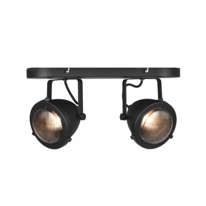 LABEL51 Spot Moto - Zwart - Metaal - 2 Lichts