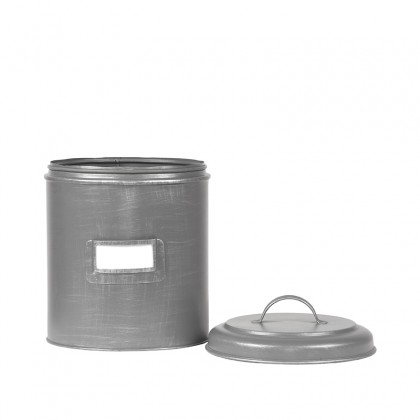 LABEL51 Opbergblik Opbergblik - Antiek grijs - Metaal - XXL - 21x21x29 cm