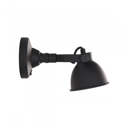 LABEL51 Wandlamp Bow - Zwart - Metaal - M