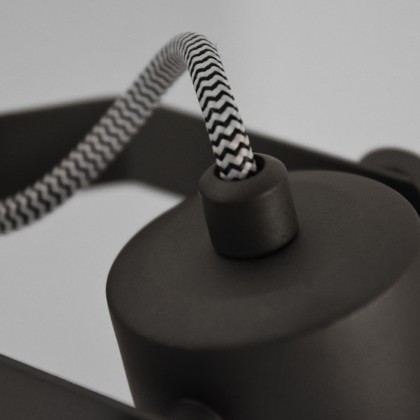 LABEL51 Wandlamp Cas - Grijs - Metaal - L