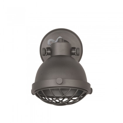 LABEL51 Wandlamp Cas - Grijs - Metaal - L