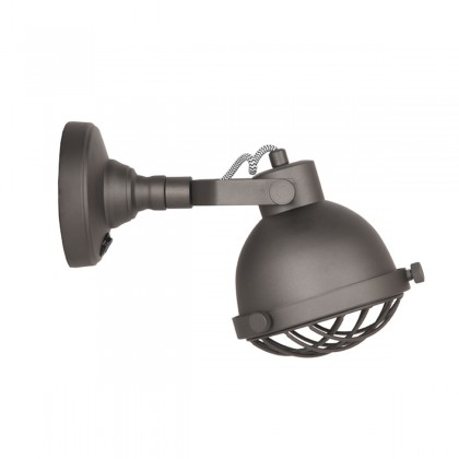 LABEL51 Wandlamp Cas - Grijs - Metaal - L