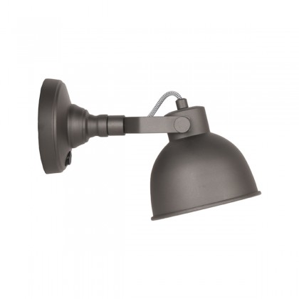 LABEL51 Wandlamp Bow - Grijs - Metaal - L