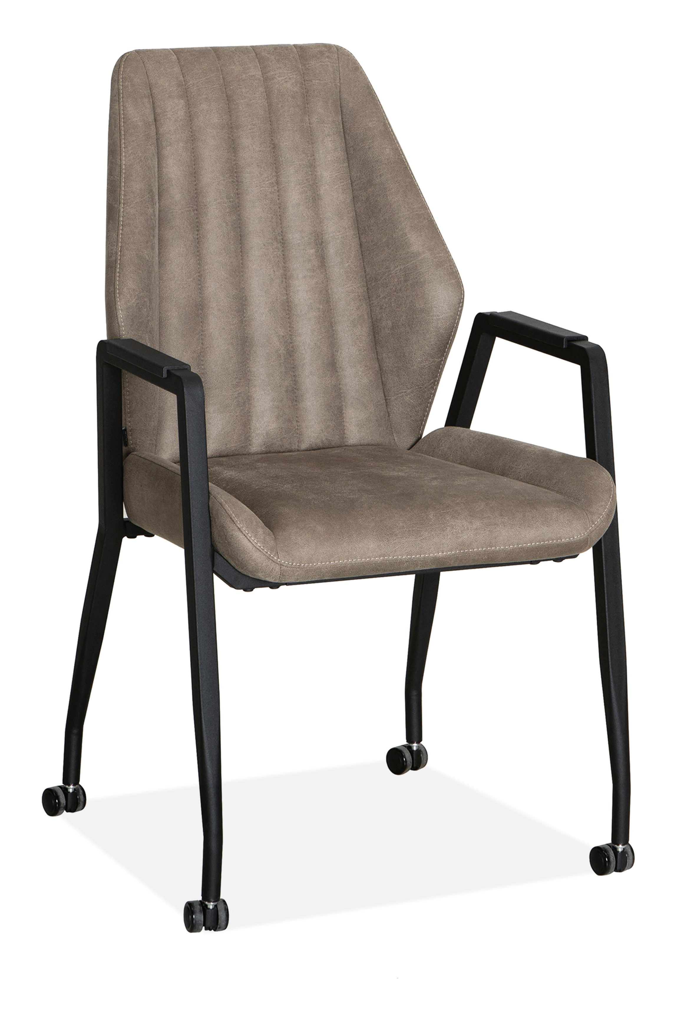 Albany eetkamerstoel (met wieltjes)