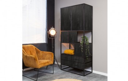Denver vakkenkast Black