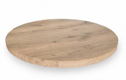 Eiken tafelblad rond