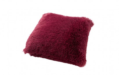 Sierkussen Fluffy 60x60 cm Red Plum