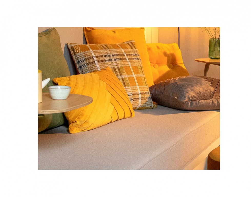 Sierkussen Renzo 45x45 cm Golden Glow